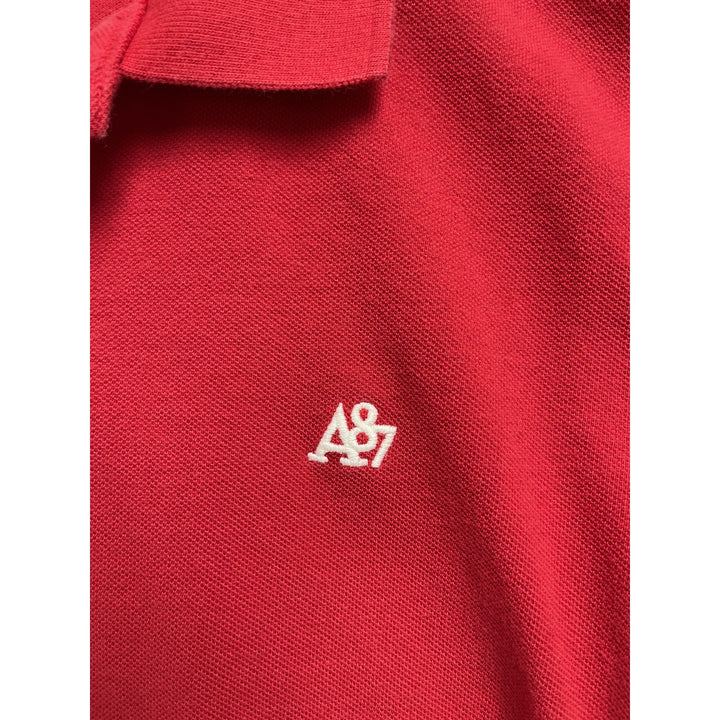 Y2K Aeropostale Red Polo Shirt Size Large