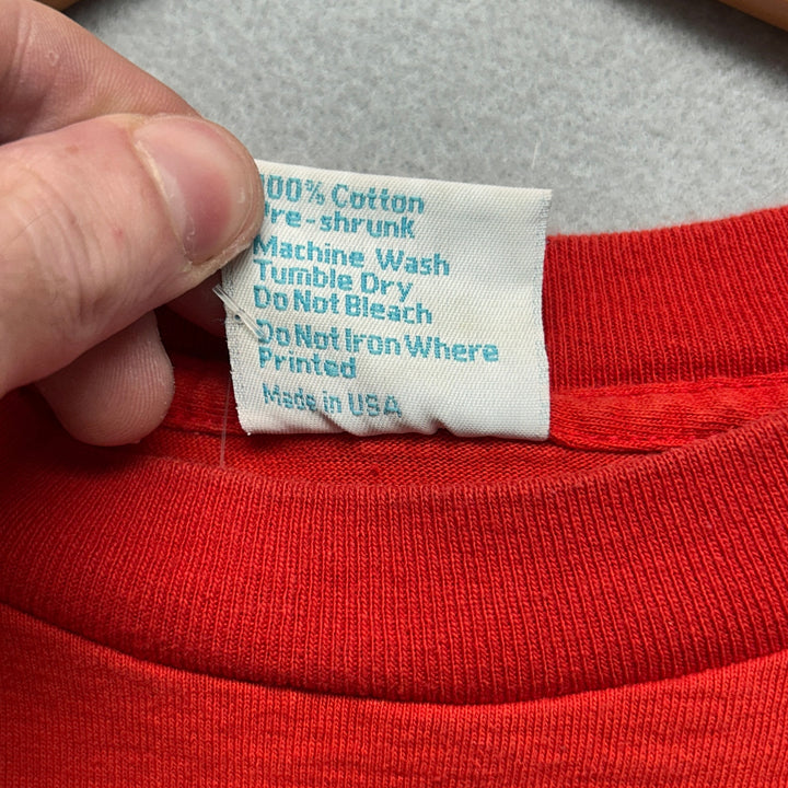 Vintage 90's Incurable Romantic Red Shirt Size Large