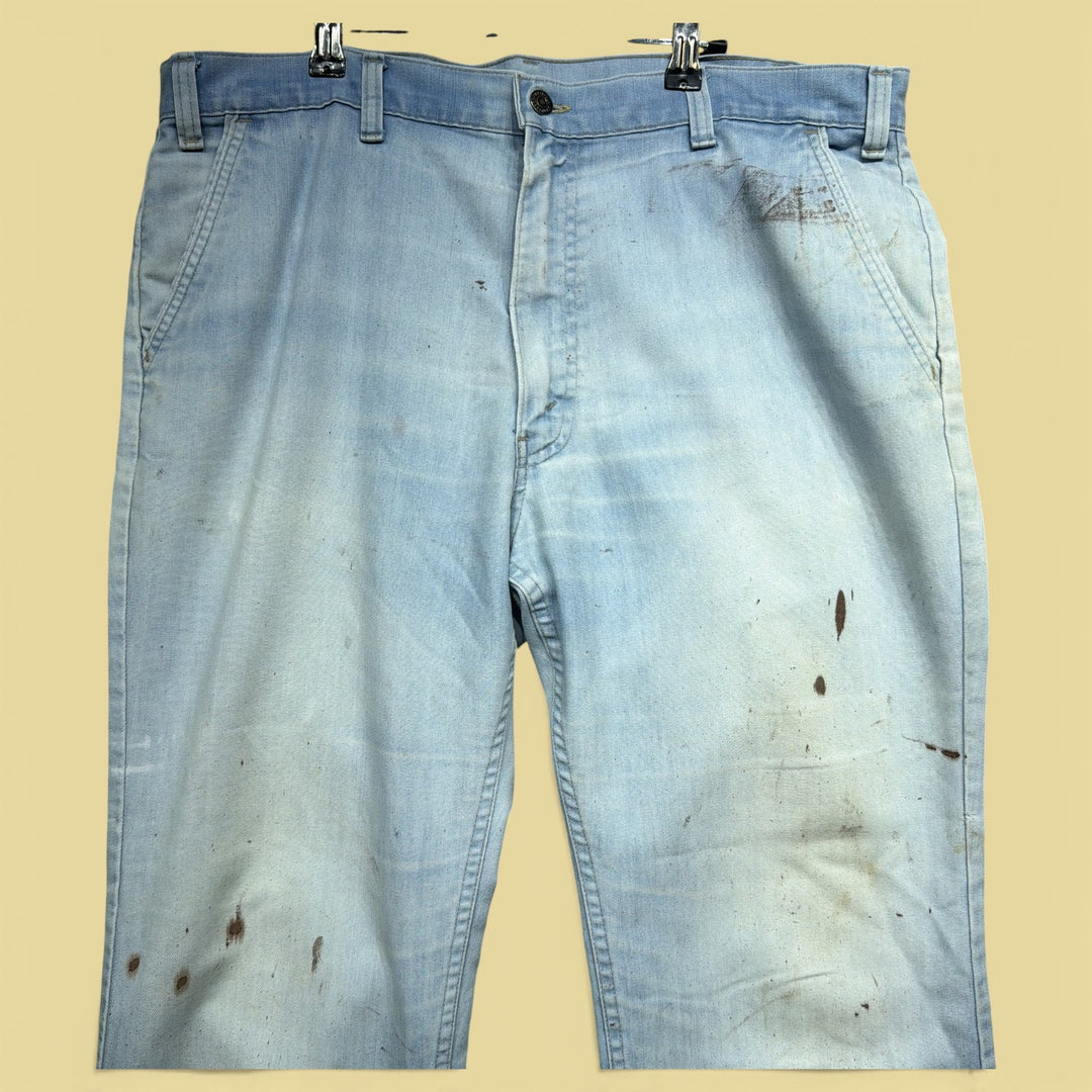 Vintage Levis Orange Tab 80s Paint Splatter Jeans Size 39