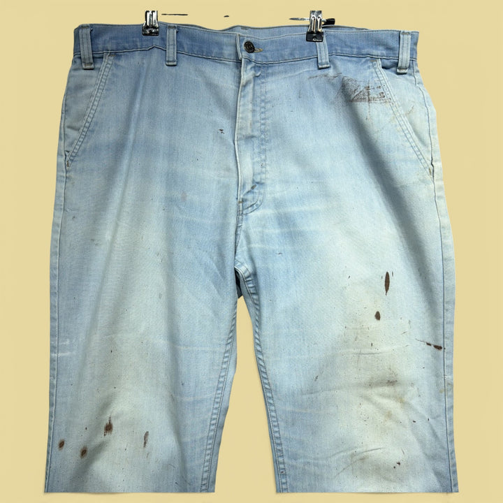 Vintage Levis Orange Tab 80s Paint Splatter Jeans Size 39