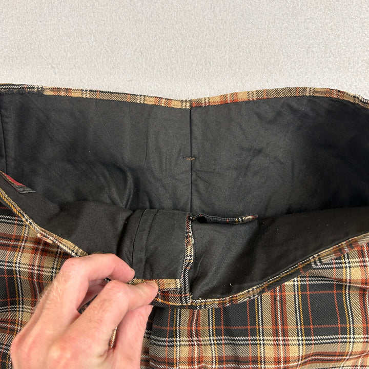 Vintage Haggar imperial Plaid Trouser Pants Size 38
