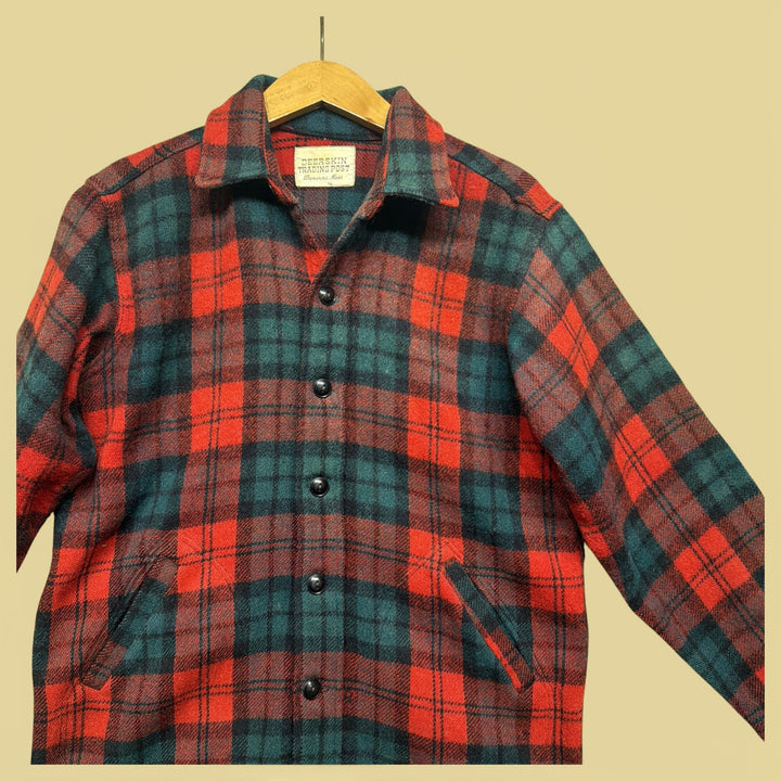 Vintage Deerskin Trading Post 70s Wool Jacket Size Medium