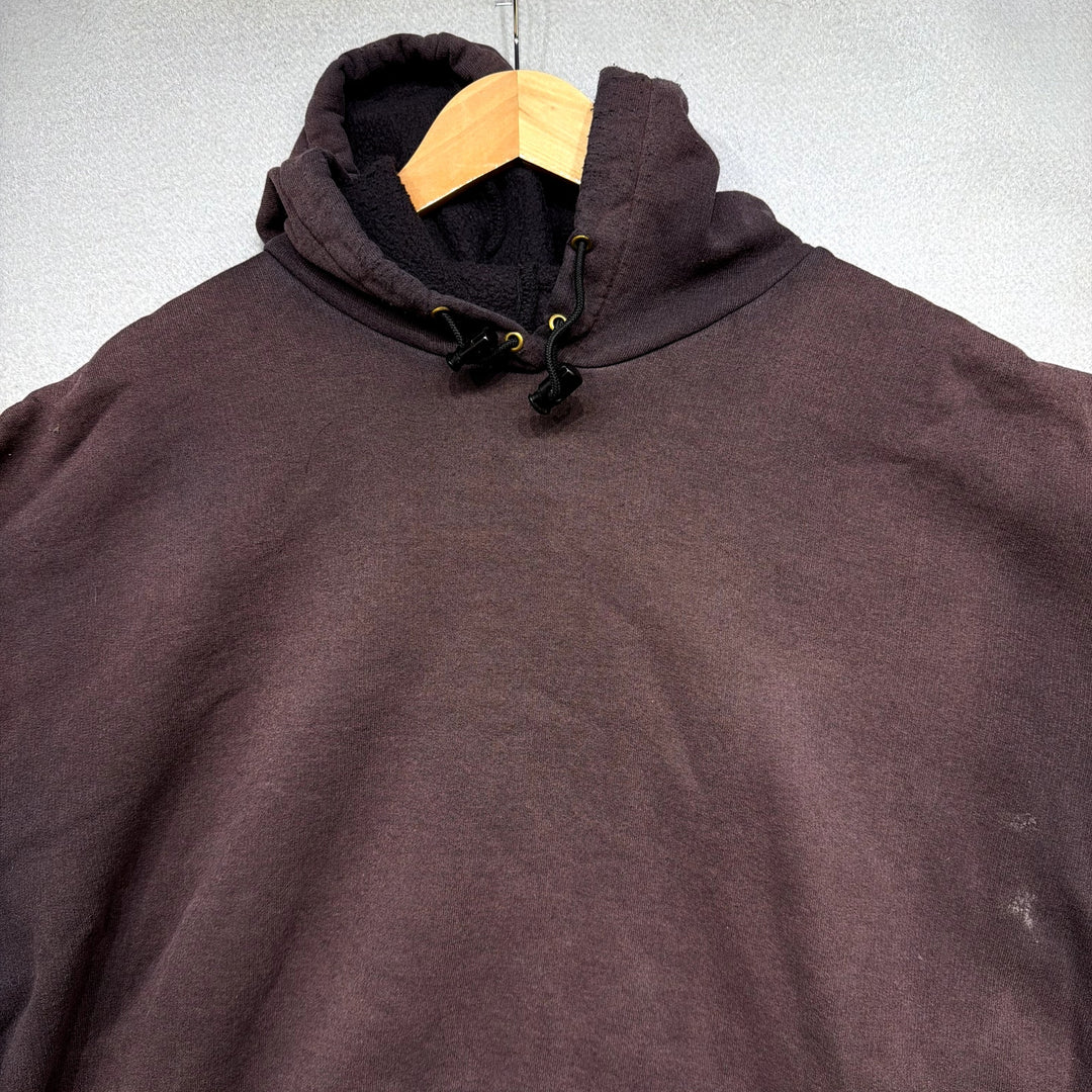 Vintage Carhartt Sun Faded Black Hoodie Size XXXL
