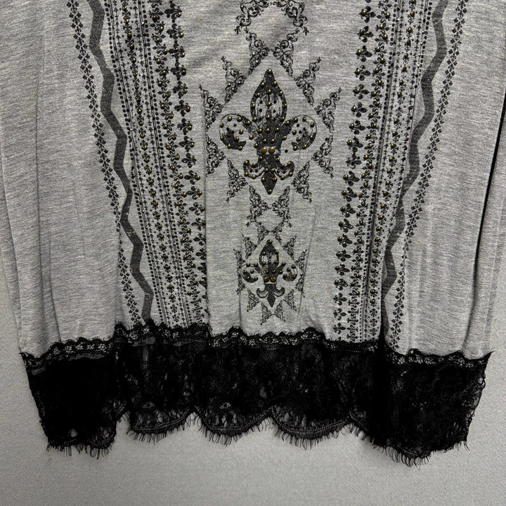 Vocal Y2K Style Open Shoulder Shirt Size XL