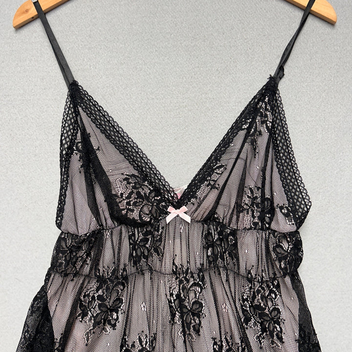 Oscar De La Renta Pink Label Babydoll Chemise Nightgown Size XL