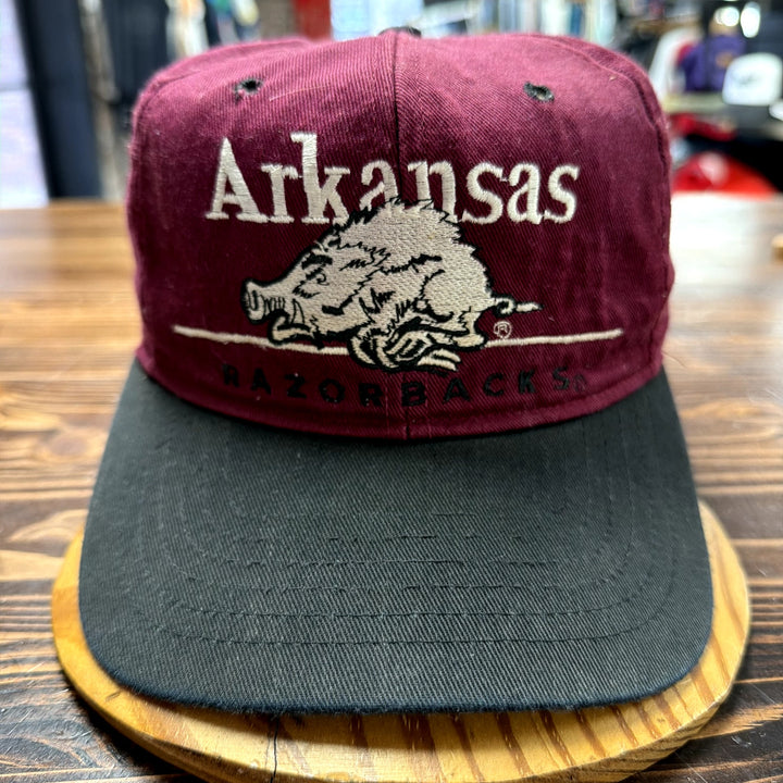 Vintage University of Arkansas Snapback Hat