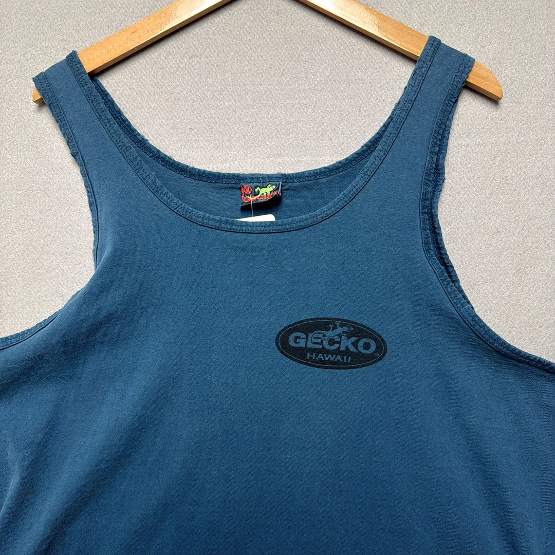 Vintage Gecko Hawaii Tank Top T Shirt Size XL