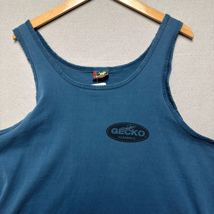 Vintage Gecko Hawaii Tank Top T Shirt Size XL