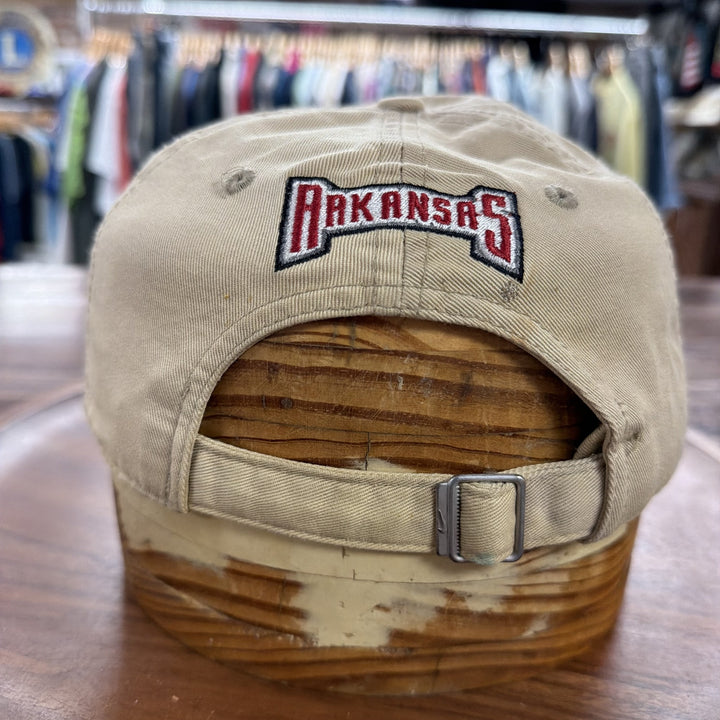 Vintage Y2K Arkansas Nike Strap Back Hat