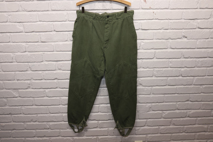 70s foreign military stirrup pants size 34/27.5