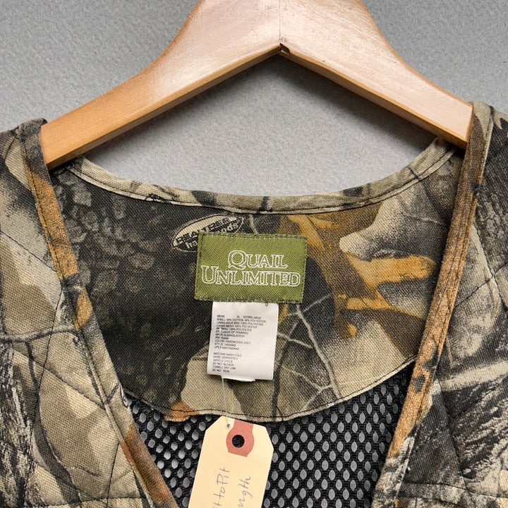 Quail Unlimited Dove Hunter Camo Hunting Vest Men's XL