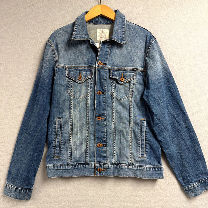 Lucky Brand Denim Trucker Jacket size Large