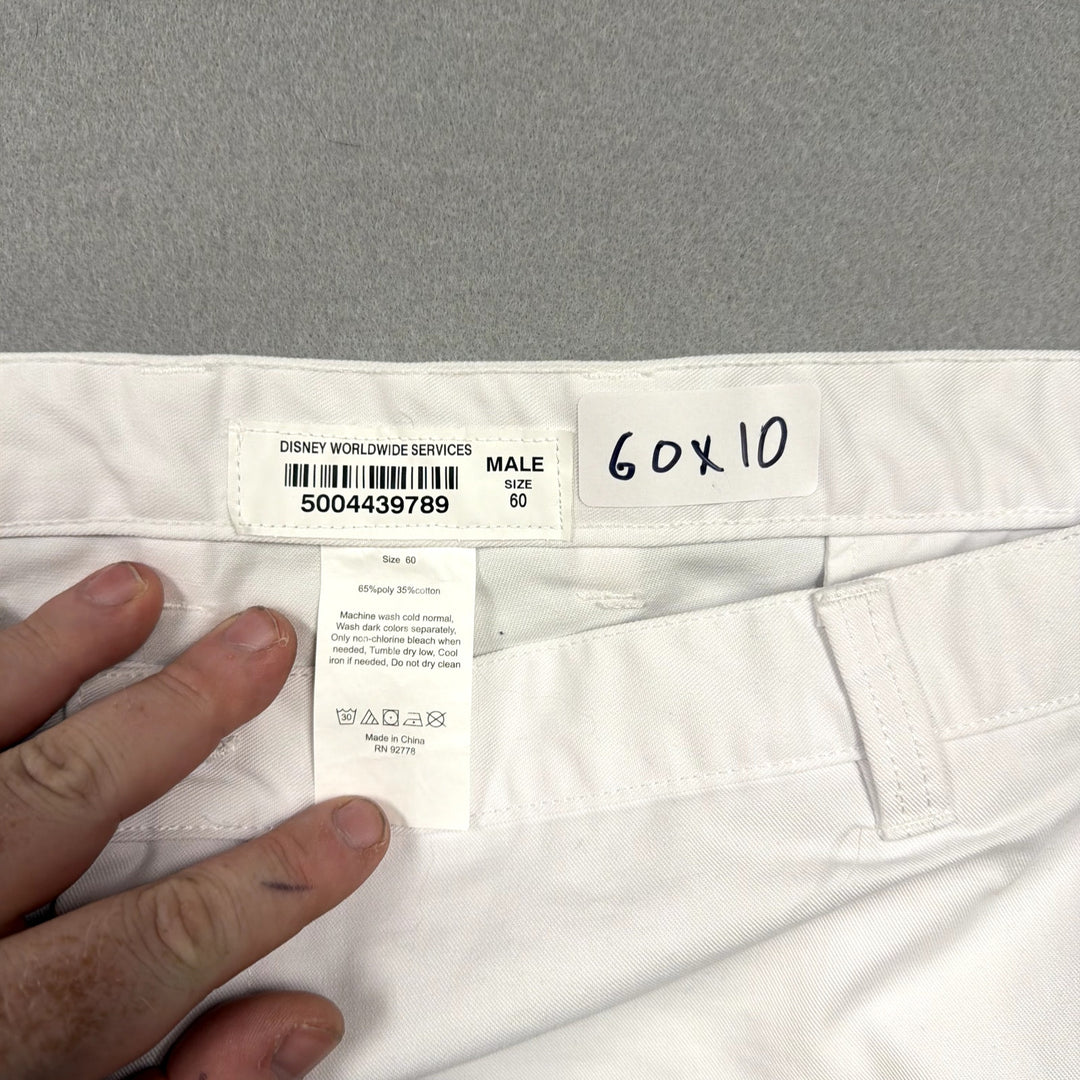 Disney Parks Uniform White Shorts Size 60