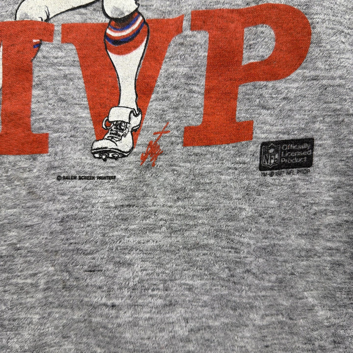 Vintage 80s John Elway Broncos Salem Big Head T Shirt Size Large