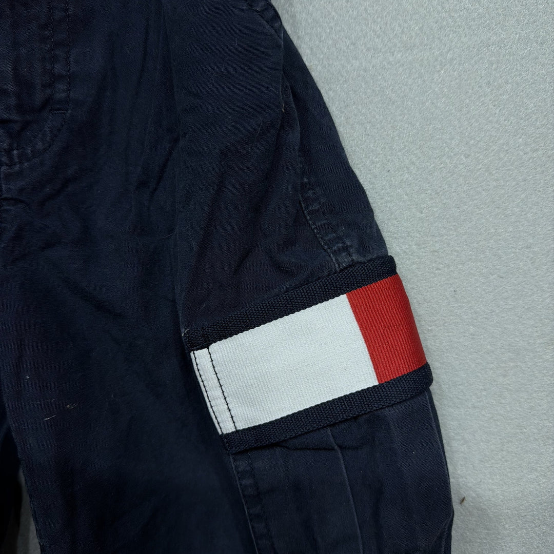 Vintage 90s Kids Tommy Hilfiger Big Flag Pants Size 6