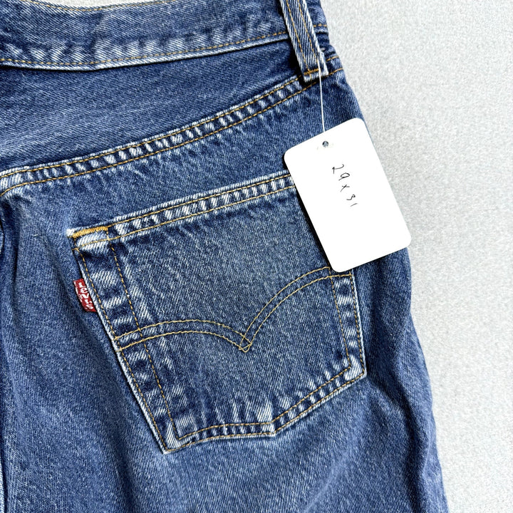 Vintage Levi's 501 Made in USA Button Fly Jeans Size 29