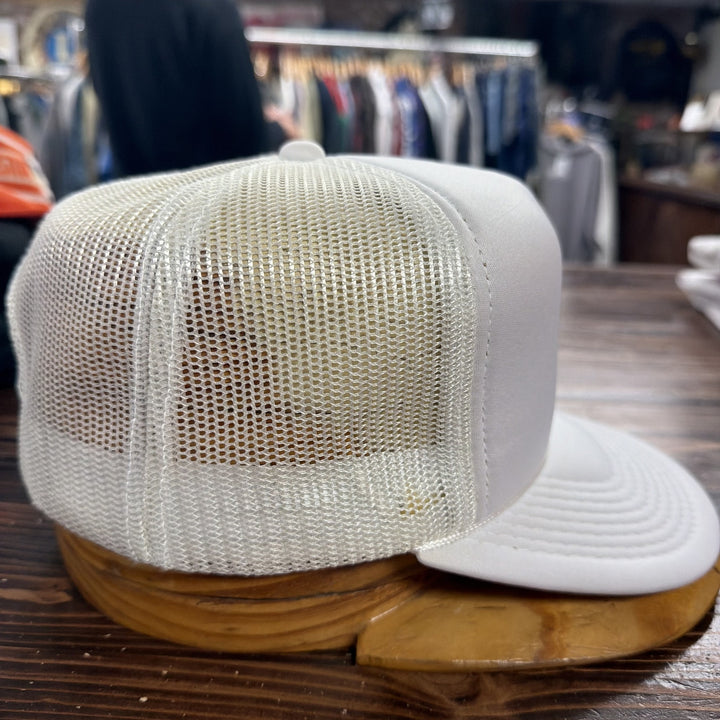 Vintage 90s Boeing 747 Snapback Trucker Hat