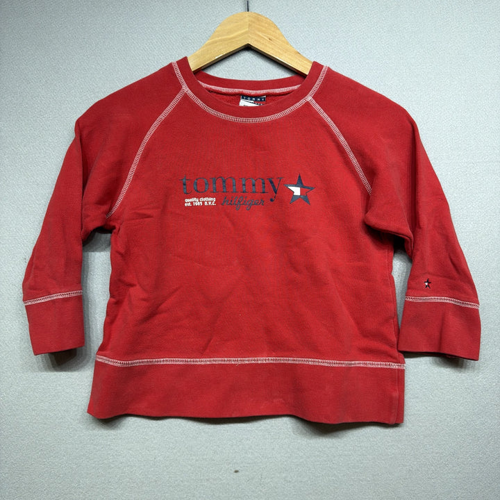 Vintage 90s Kids Tommy Hilfiger Sweatshirt Size Medium