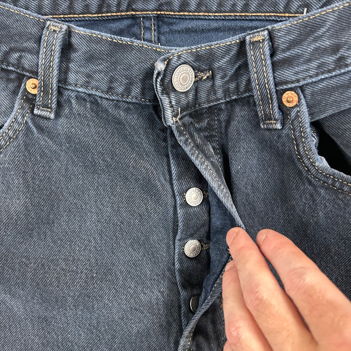 Vintage Levi's 501 Made in USA 1996 Dark Blue Jeans Size 32