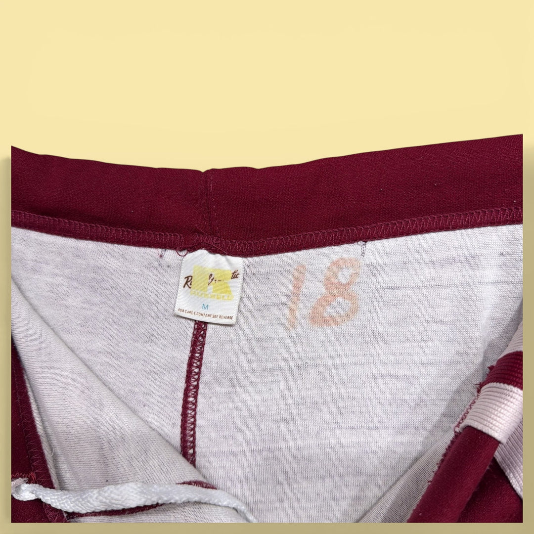 Vintage Arkansas Football 70s Team Issue Russell warm Up Sweat Pants Size Medium