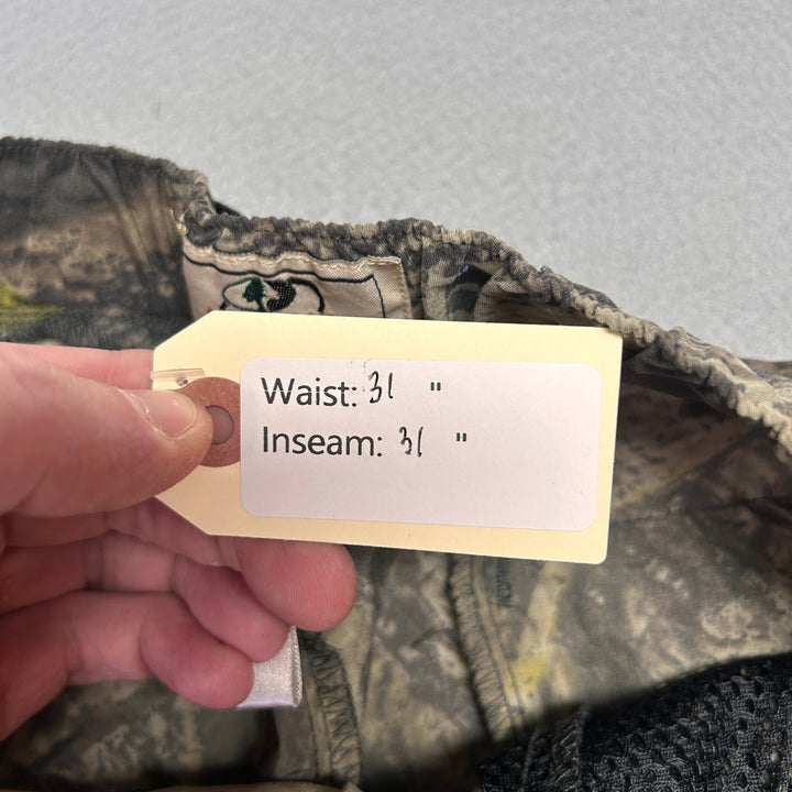 Vintage Mossy Oak Camo Convertible Zip Off Pants Size Medium