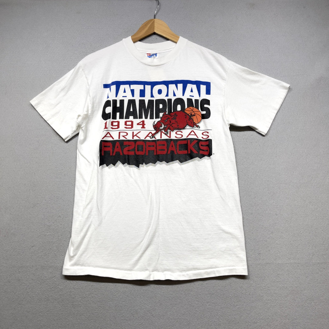 Vintage University of Arkansas National Champions T Shirt Size Medium