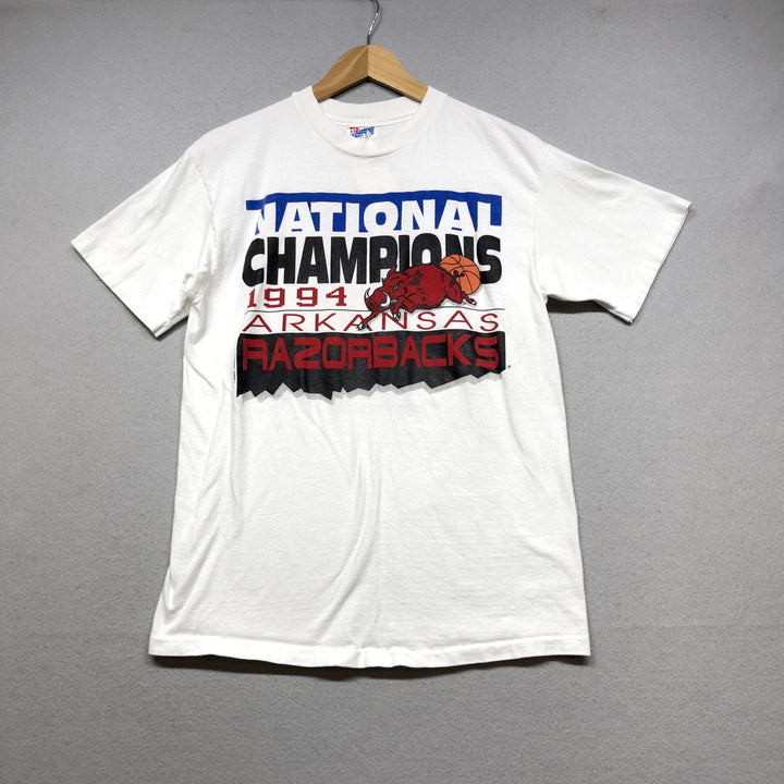 Vintage University of Arkansas National Champions T Shirt Size Medium