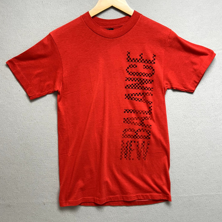 Vintage 80s New Balance Checkerboard T Shirt Size Medium