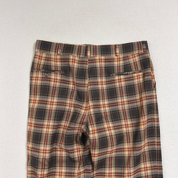 Vintage Haggar imperial Plaid Trouser Pants Size 38