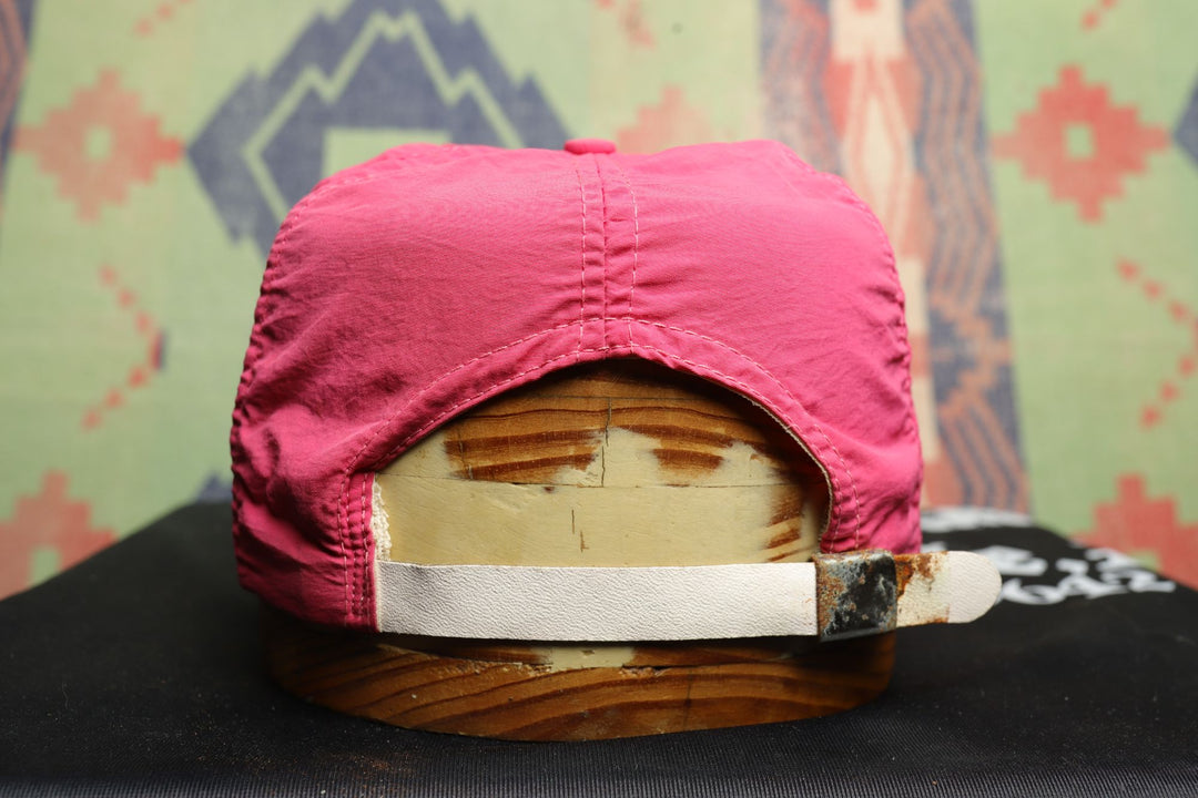 Panama Jack Vintage Pink Strap back Hat 80s