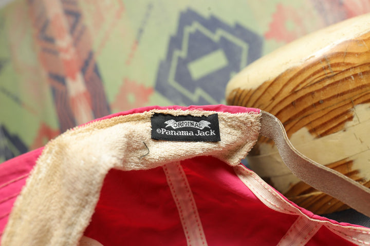 Panama Jack Vintage Pink Strap back Hat 80s