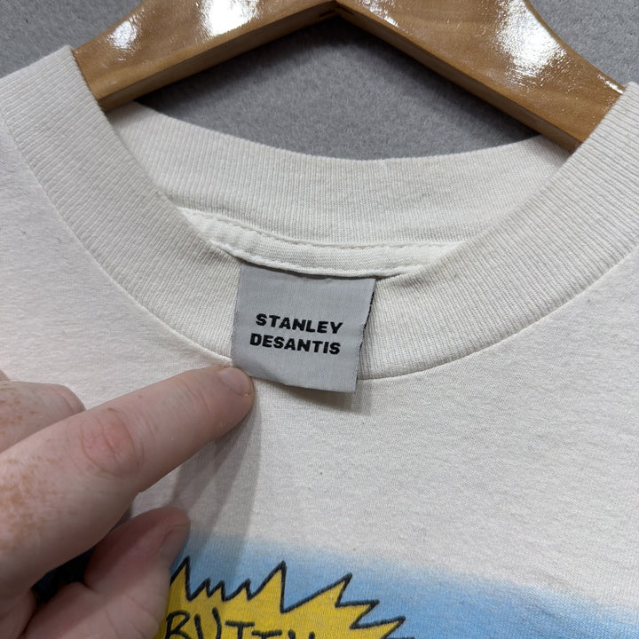 Vintage Beavis and Butthead Butt Files Stanley Desantis T Shirt Size Large