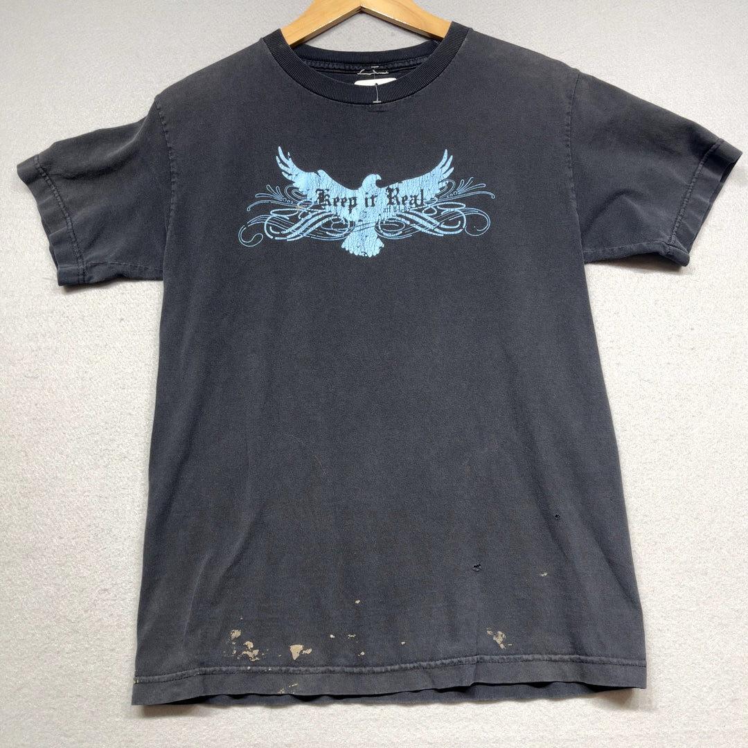 Vintage Y2K Keep It Real Tour T Shirt size Small