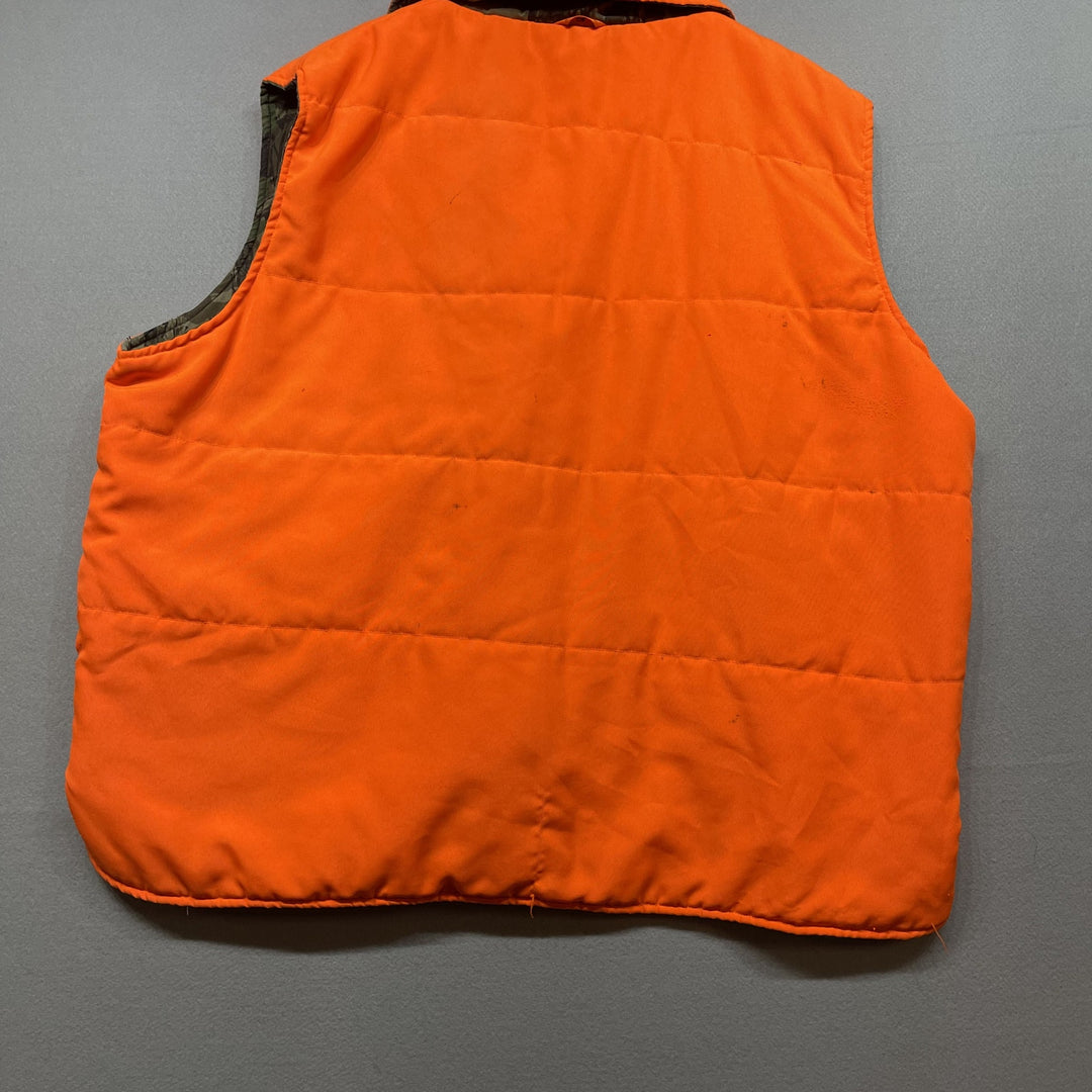 Vintage Reversible camo hunting Vest Size XXL