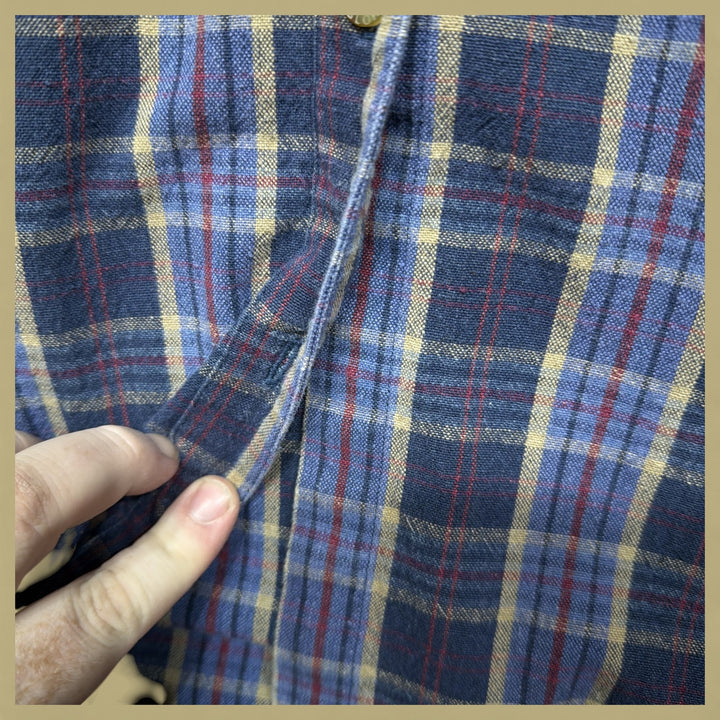 Vintage 90s Faded Glory Button Down Shirt Size Large