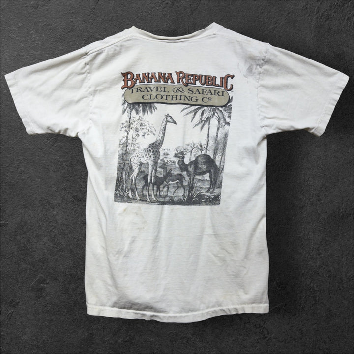 Vintage Banana Republic 80s Safari T Shirt Size Medium