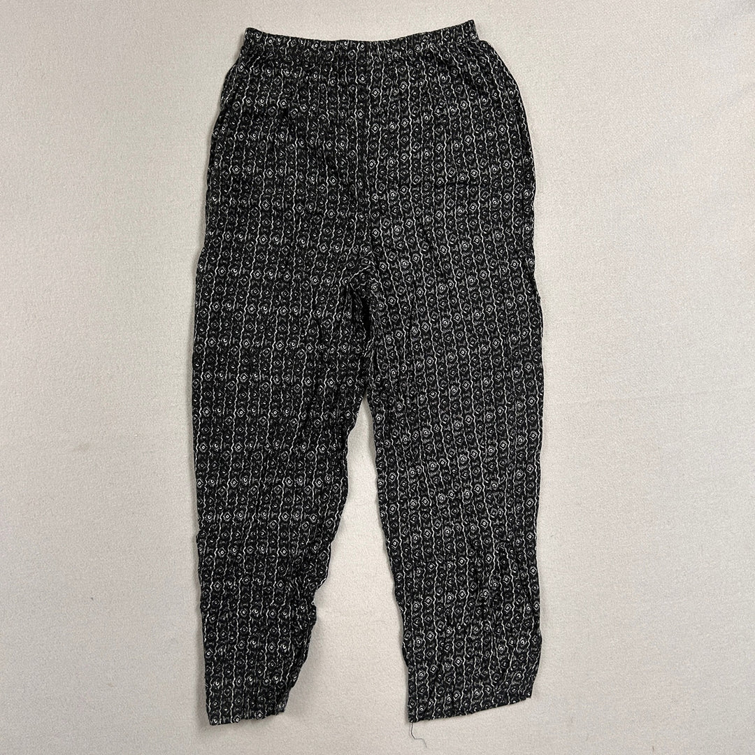 Vintage In Moda Printed Pants Size Large