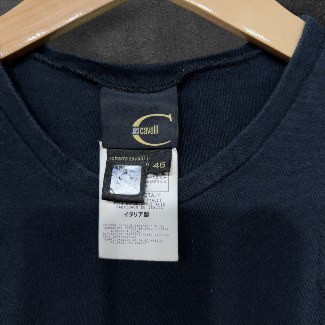 Justcavalli Lace Sleeve Tank Top Size 46