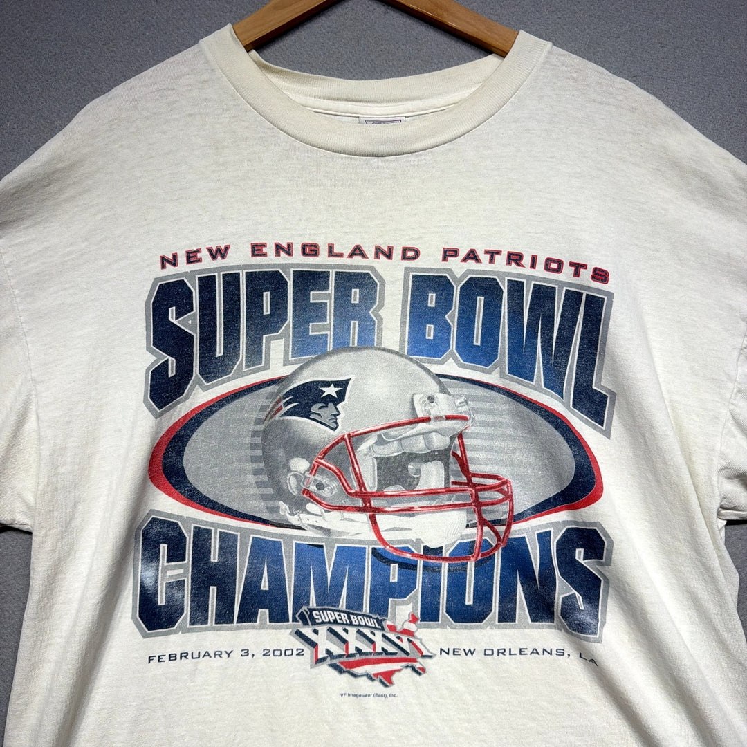 Vintage New England Patriots Super Bowl Champions Shirt Size XL