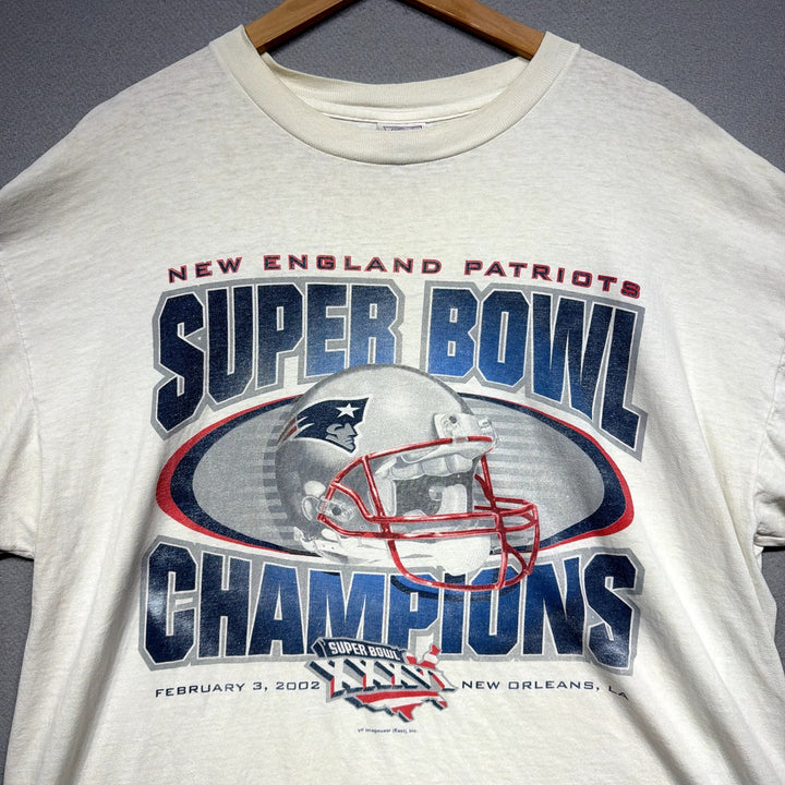 Vintage New England Patriots Super Bowl Champions Shirt Size XL