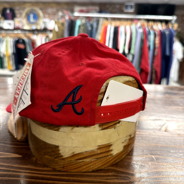 Vintage Atlanta Braves American Needle Snapback Hat