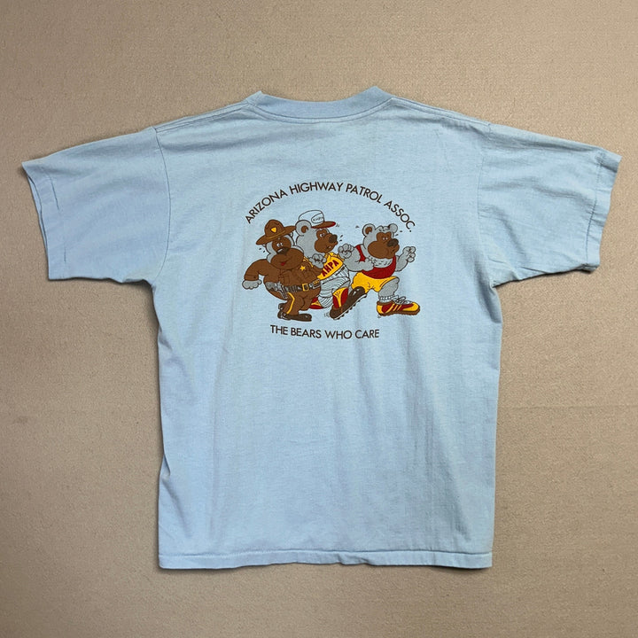 Vintage Arizona Highway Patrol Bears T Shirt Size Large