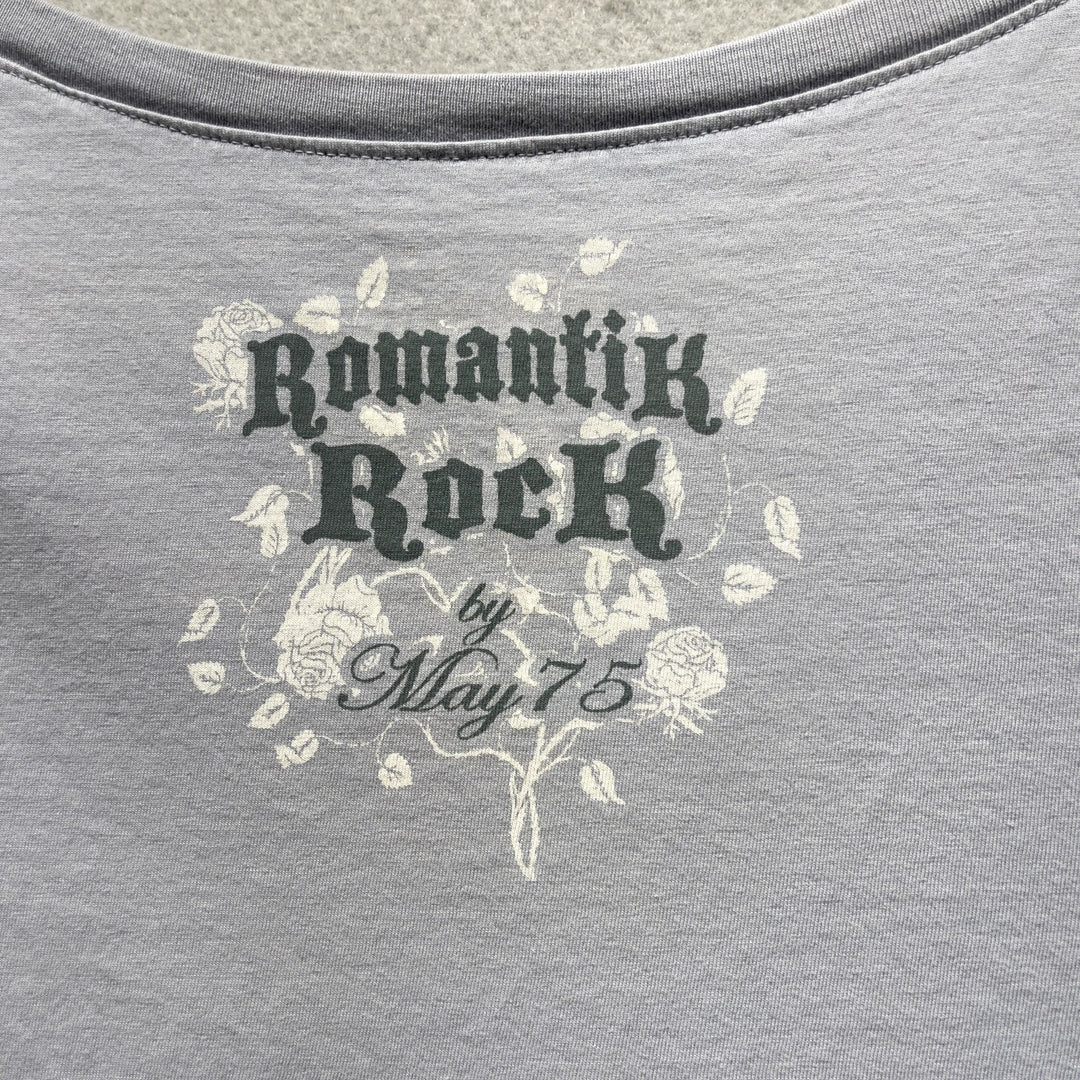 Vintage Romantik Rock Y2K T Shirt Size Medium