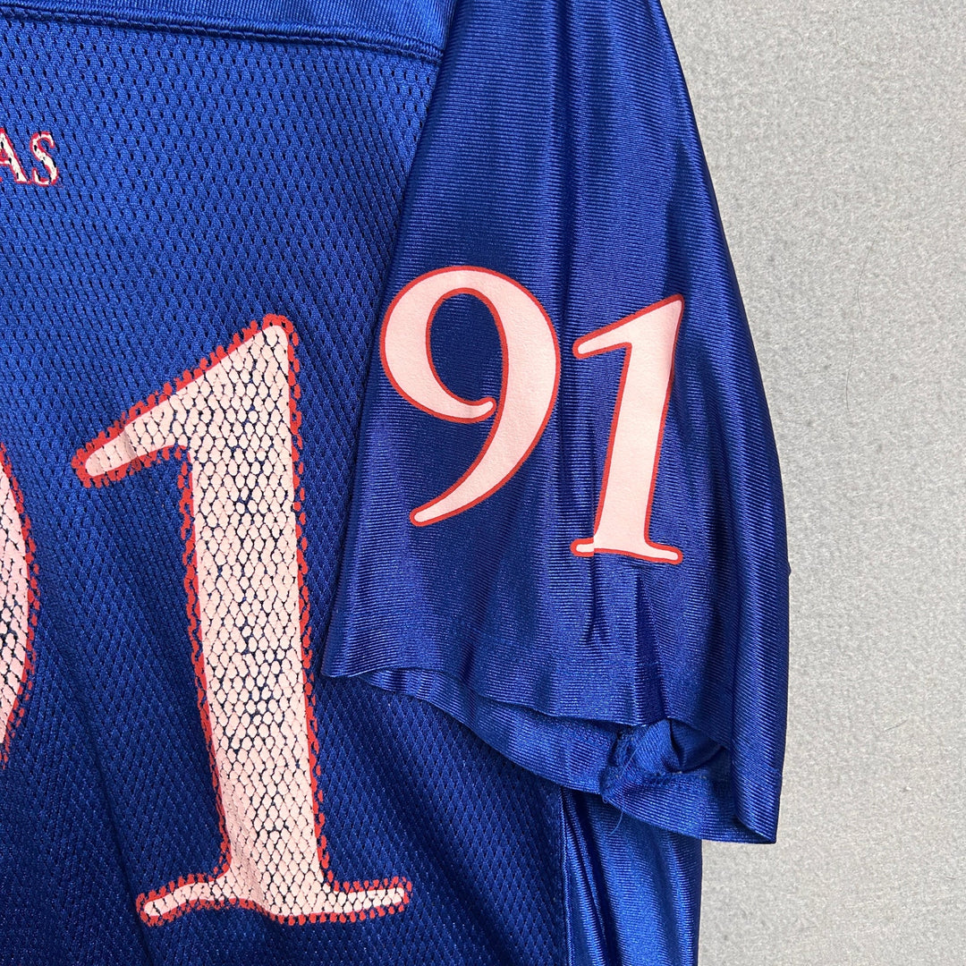 Vintage Adidas Kansas Jayhawks Jake Laptad Jersey Size Medium