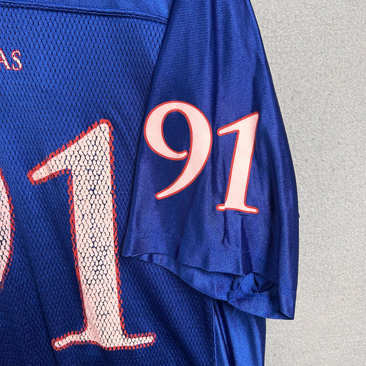 Vintage Adidas Kansas Jayhawks Jake Laptad Jersey Size Medium
