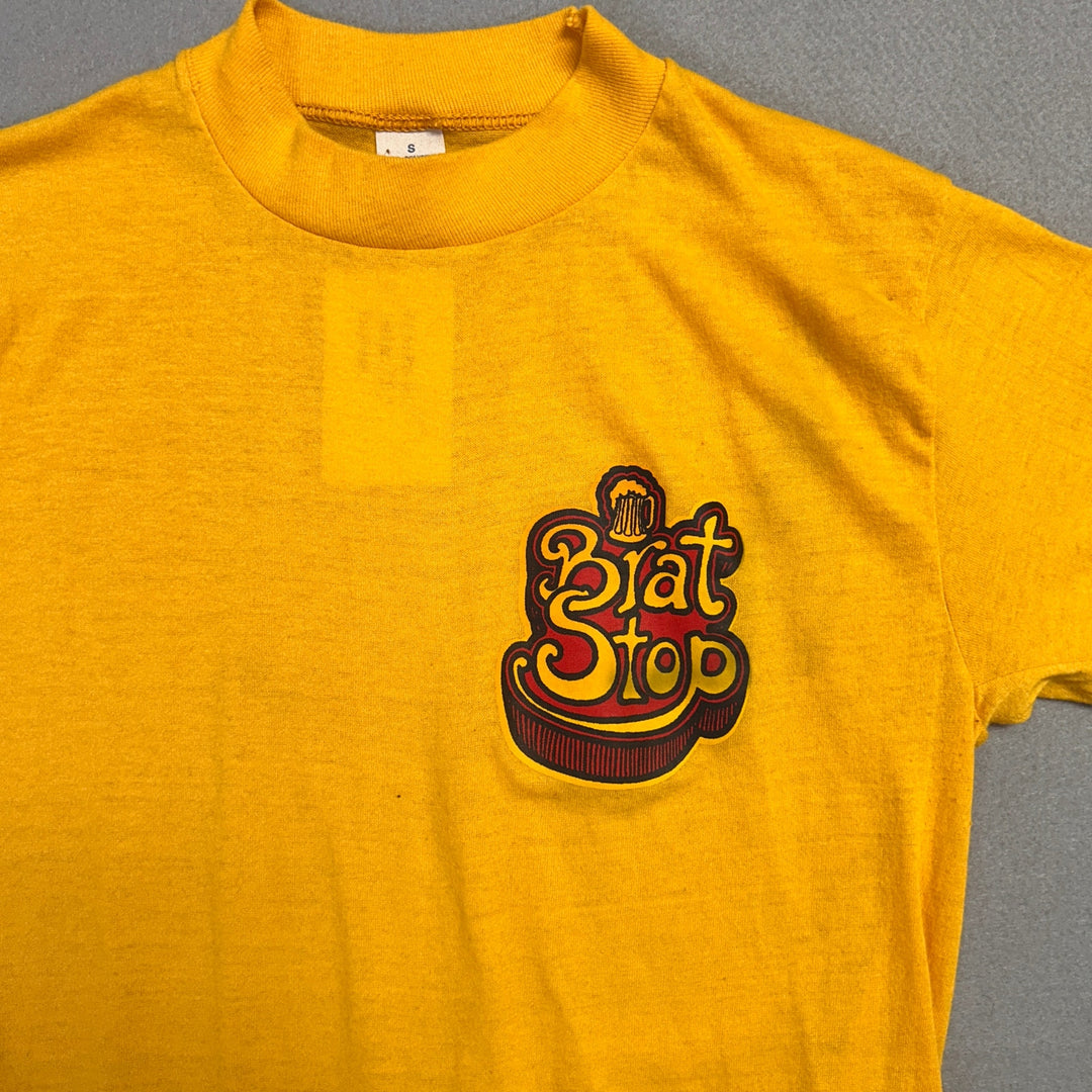 Vintage Brat Stop Bar 1970s T Shirt Size Small