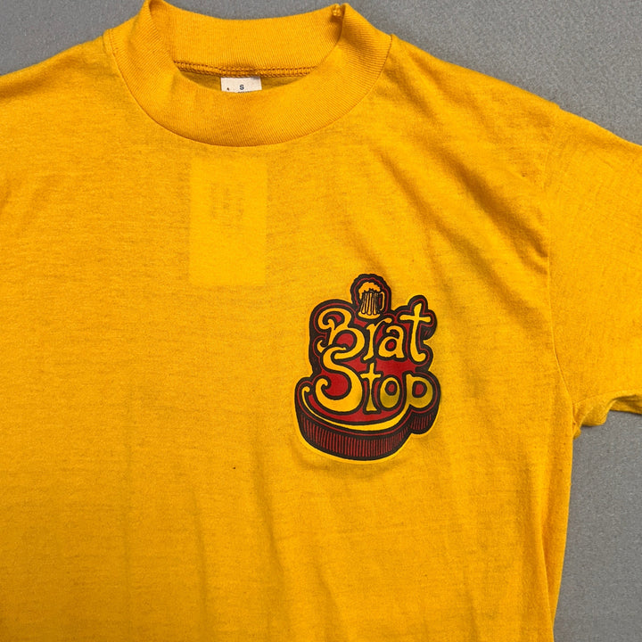 Vintage Brat Stop Bar 1970s T Shirt Size Small