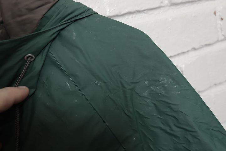 90s Vintage Green Pro Rainer Rain Jacket Size Large