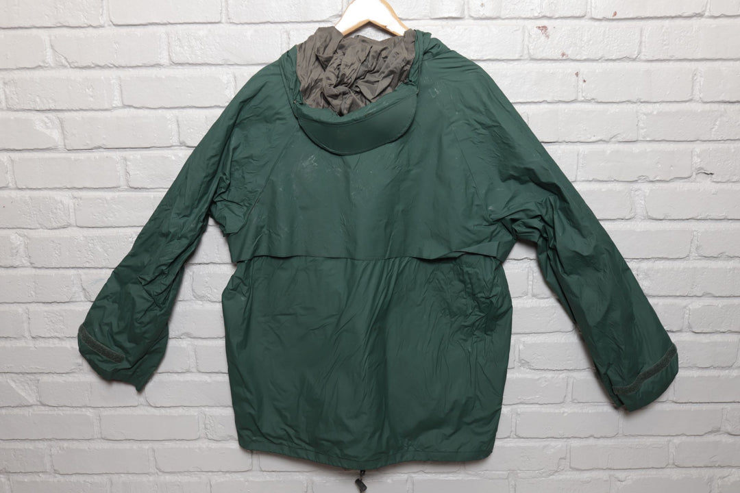 90s Vintage Green Pro Rainer Rain Jacket Size Large