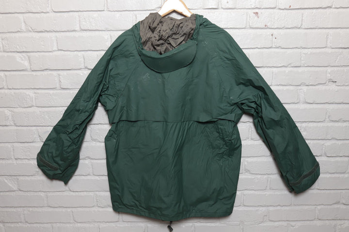 90s Vintage Green Pro Rainer Rain Jacket Size Large